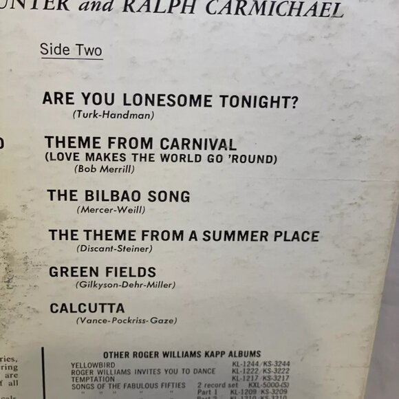 Roger Williams Songs Of The Soaring '60s Volume 1 (Vinyl, 1961) Kapp Records KL - Picture 5 of 12